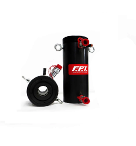 Hydraulic hollow double acting cylinder 30 ton, 260 mm stroke CRI-30/260-FO FPT
