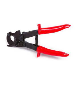 Anti-skidding manual hand power ratchet wire cable cutter CC-325